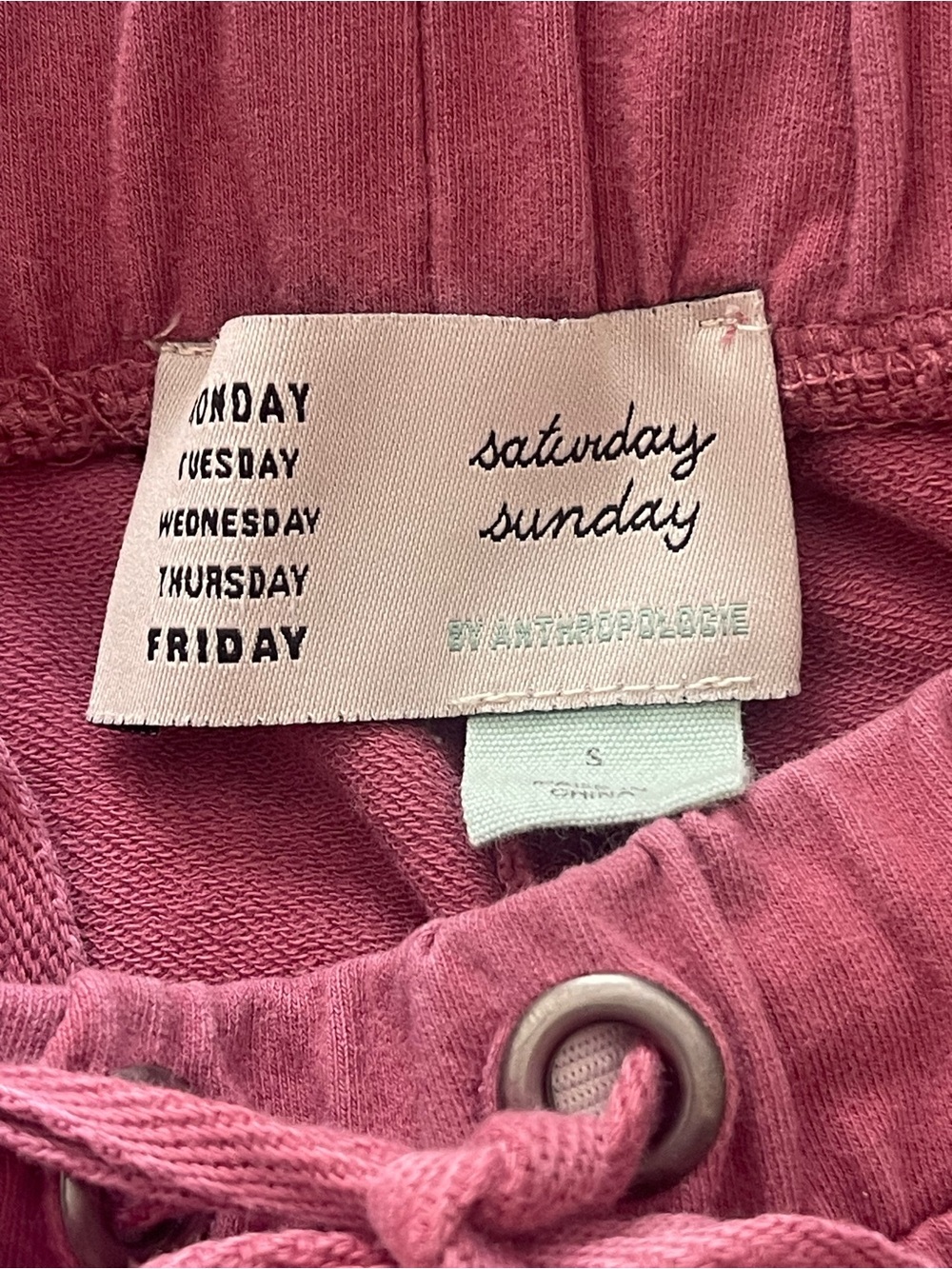 By Anthropologie Woman’s ' Red Jogger Bottoms